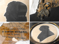 A Charming Late 18thC American Silhouette by Master Hubard
