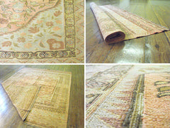 A Floral Qala-e-Now Kelim Rug: 283cm x 198cm