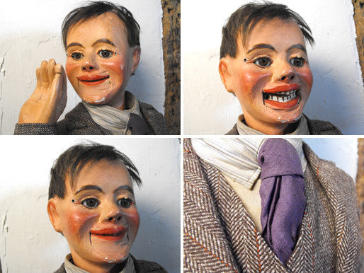 A Fantastic Quality Early 20th Century Ventriloquist's Dummy