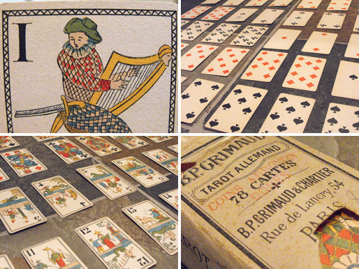 A Fine Set of Tarot Playing Cards Published by Baptiste Paul Grimaud, Paris; 'Tarot Allemand' à 2 têtes Chinois