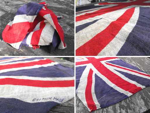 A Good Soft Cotton British Vintage Printed Union Jack Flag