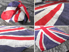 A Good Soft Cotton British Vintage Printed Union Jack Flag