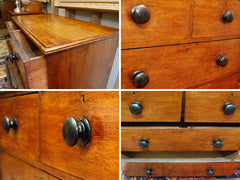 A Good Mid-Victorian Country Oak Chest of Drawers