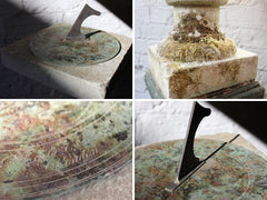 A Fine Early 20thC Stone Sundial by Maple & Co, London
