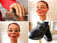 A Fine Quality Mid 20th Ventriloquist's Dummy Attributed to Leonard Insull