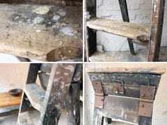 A Good Early 20thC Pine Step Ladder