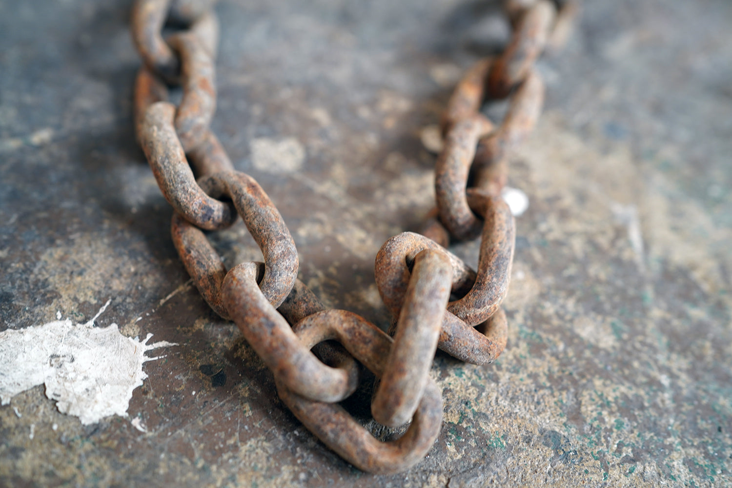 A c.1900 Convicts Iron Ball & Chain with Ankle Shackle