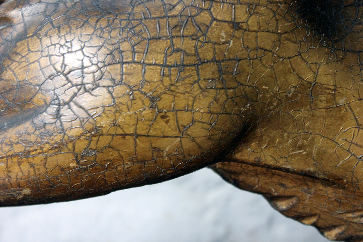 A c.1800 Carved Wood, Gesso & Parcel Gilt Heraldic Lion; The Cooper Penrose Estate, Ireland