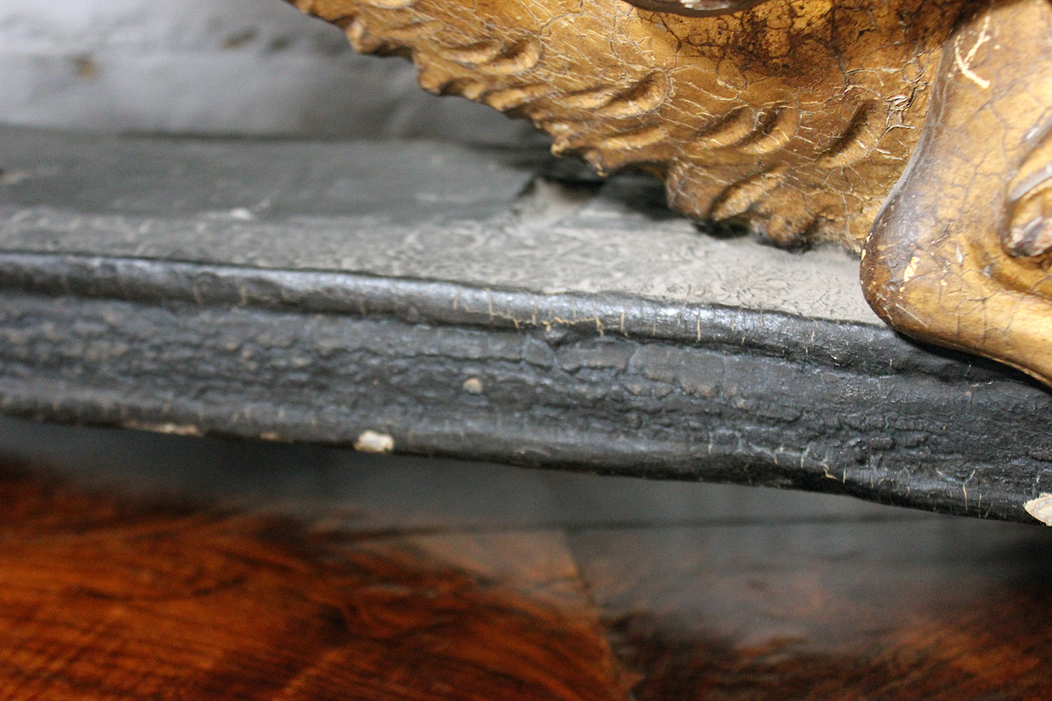 A c.1800 Carved Wood, Gesso & Parcel Gilt Heraldic Lion; The Cooper Penrose Estate, Ireland