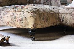 A Charming Edwardian Period Upholstered Corner Love Seat Sofa c.1900