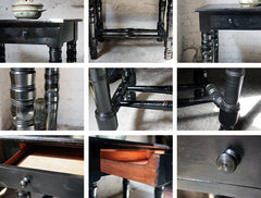 A Fine c.1870 Aesthetic Movement Ebonised Side Table Attributed to Daniel Cottier