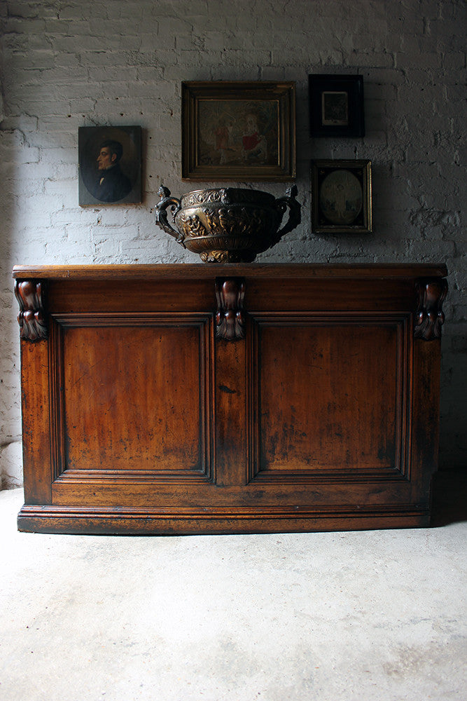 A Fine Quality Victorian Mahogany Six-Drawer Shop Counter c.1870-80