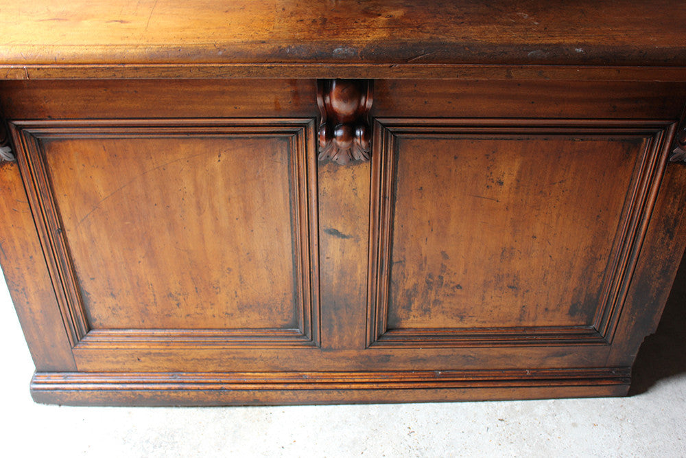 A Fine Quality Victorian Mahogany Six-Drawer Shop Counter c.1870-80