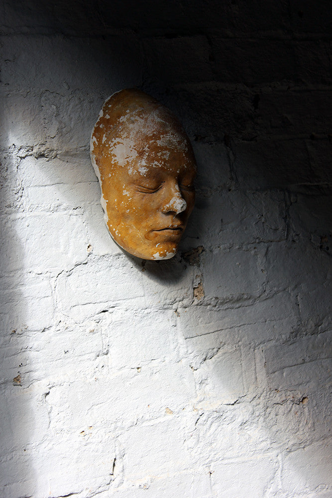A Good 20thC Plaster Death Mask