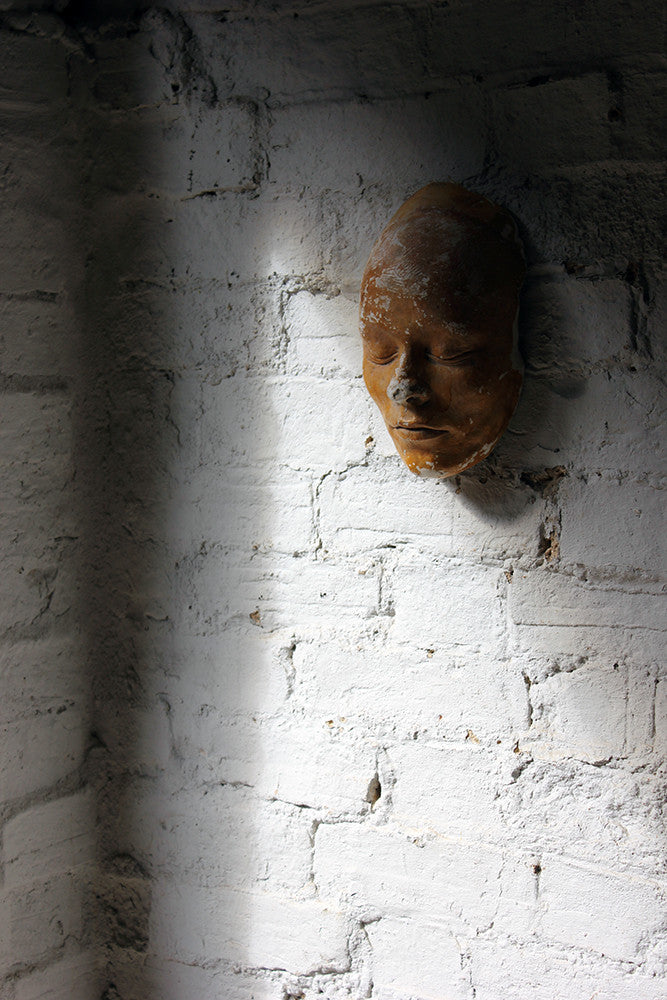 A Good 20thC Plaster Death Mask