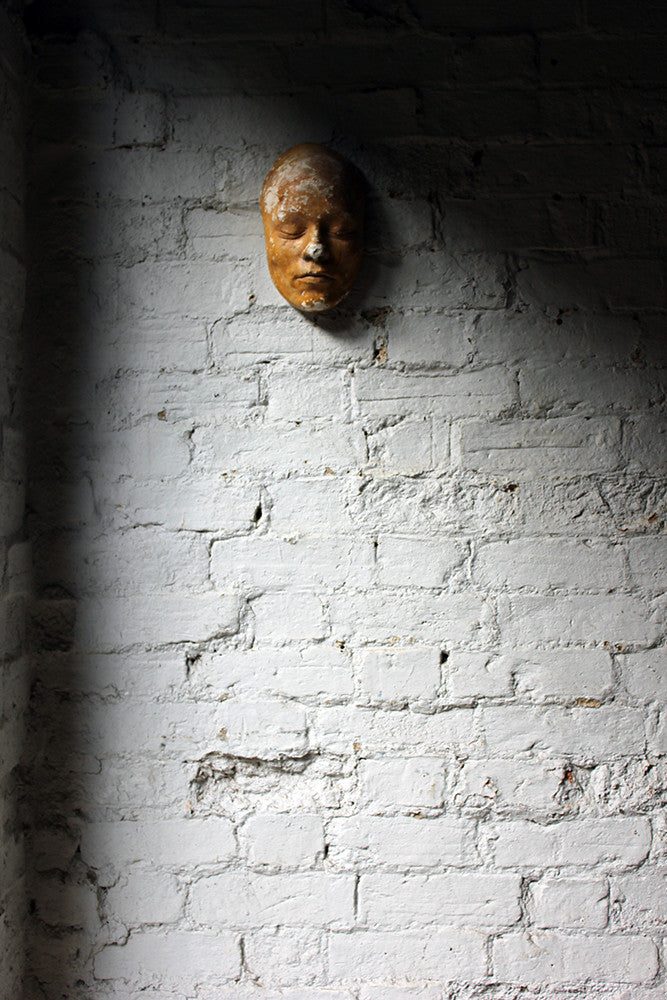 A Good 20thC Plaster Death Mask