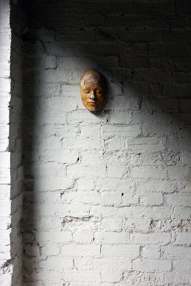 A Good 20thC Plaster Death Mask