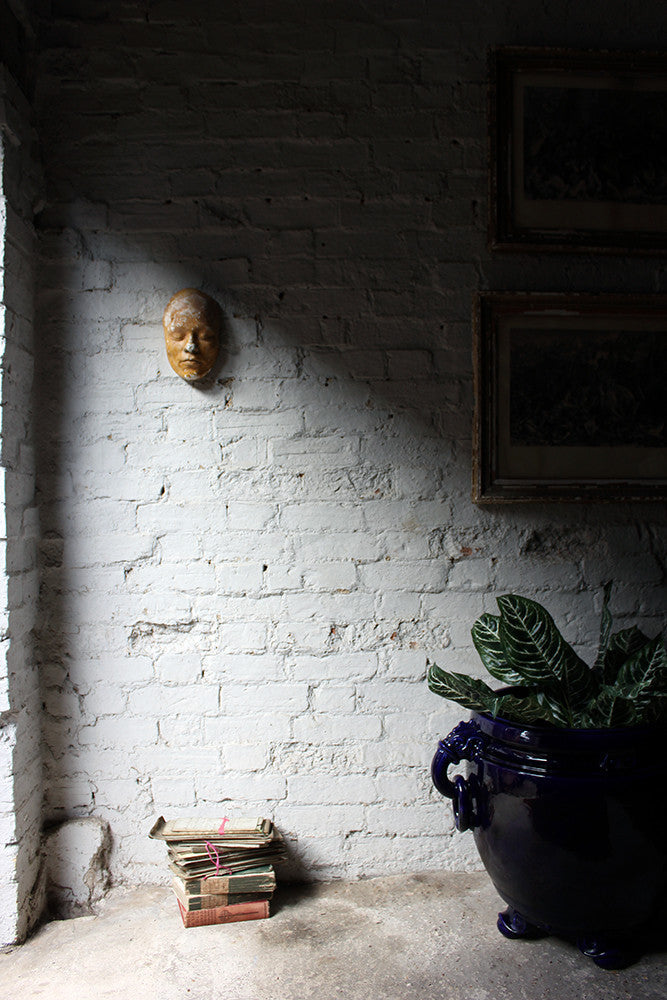 A Good 20thC Plaster Death Mask