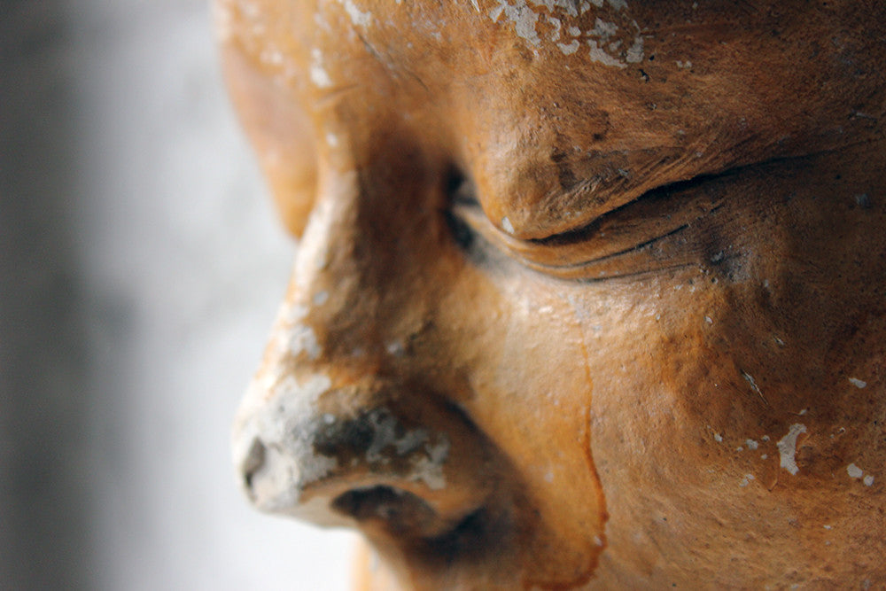 A Good 20thC Plaster Death Mask