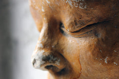 A Good 20thC Plaster Death Mask