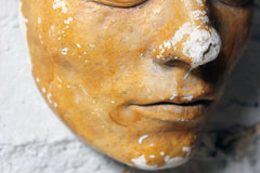 A Good 20thC Plaster Death Mask