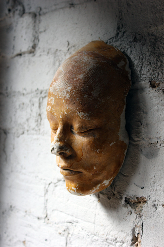 A Good 20thC Plaster Death Mask