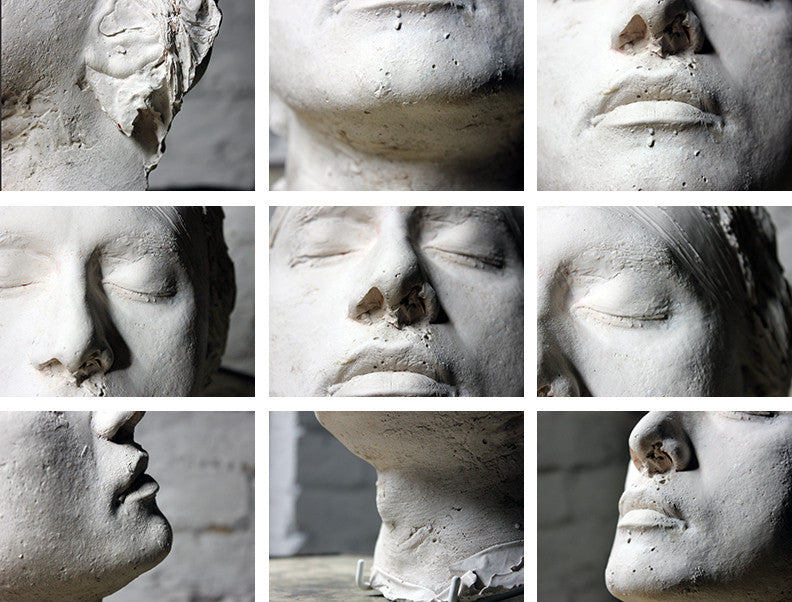 A Good Mid-20thC Plaster Death Mask of a Young Gentleman