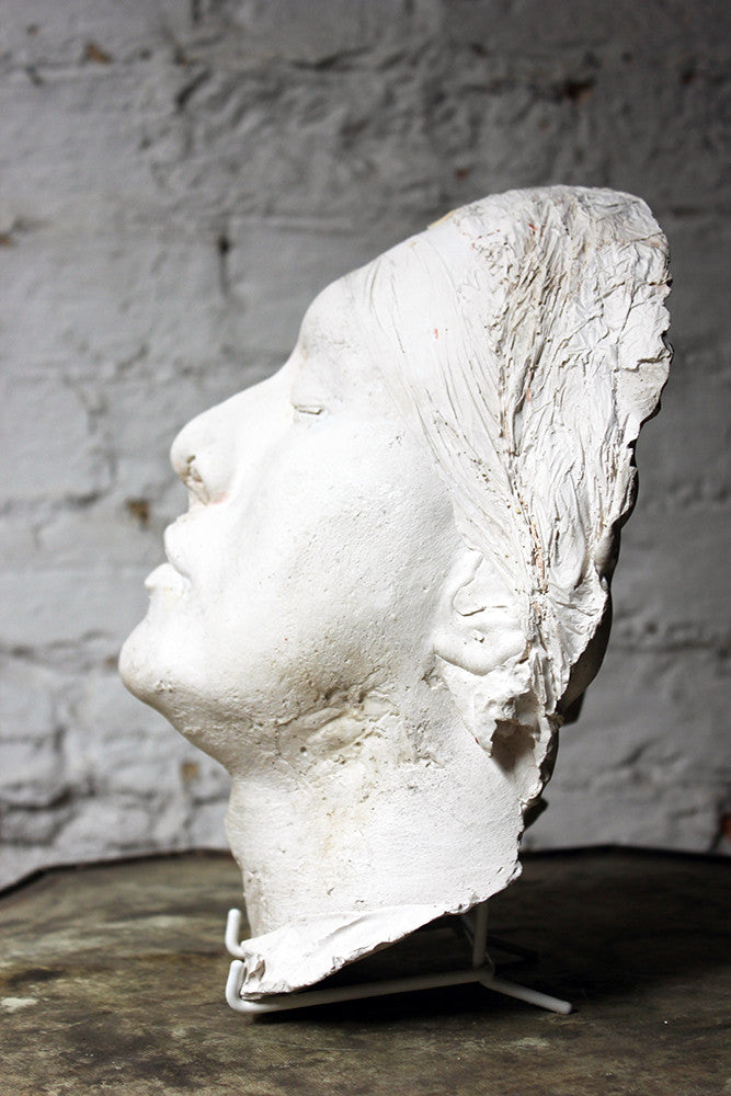 A Good Mid-20thC Plaster Death Mask of a Young Gentleman