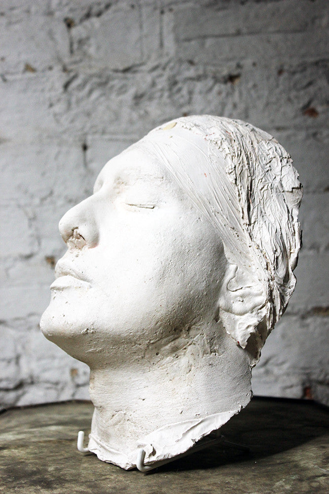 A Good Mid-20thC Plaster Death Mask of a Young Gentleman