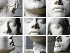 A Good Mid-20thC Plaster Death Mask of a Young Gentleman