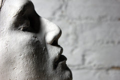 A Good Mid-20thC Plaster Death Mask of a Young Gentleman