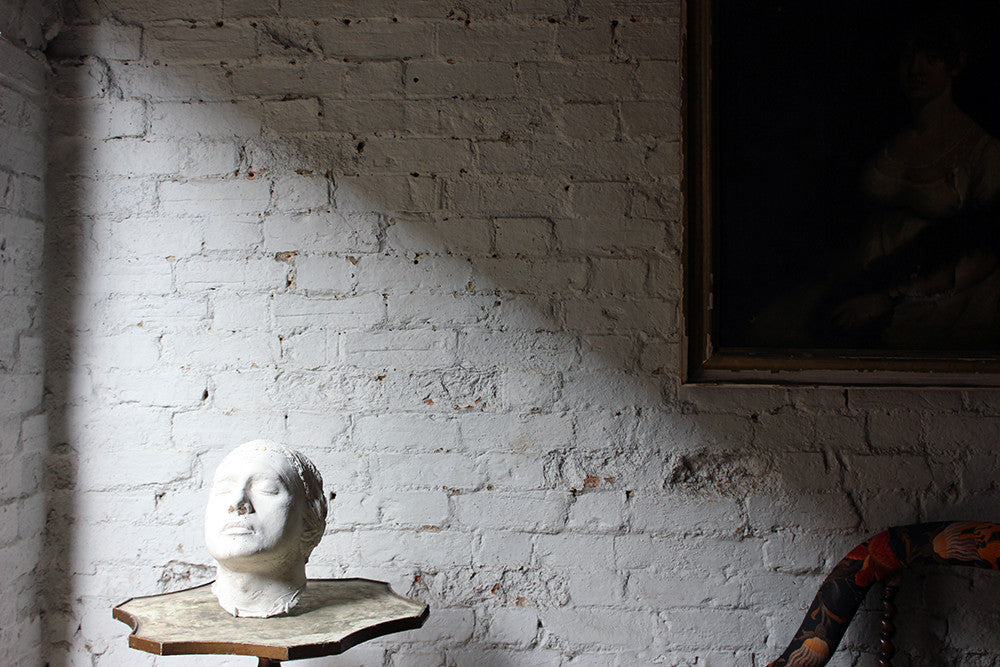 A Good Mid-20thC Plaster Death Mask of a Young Gentleman