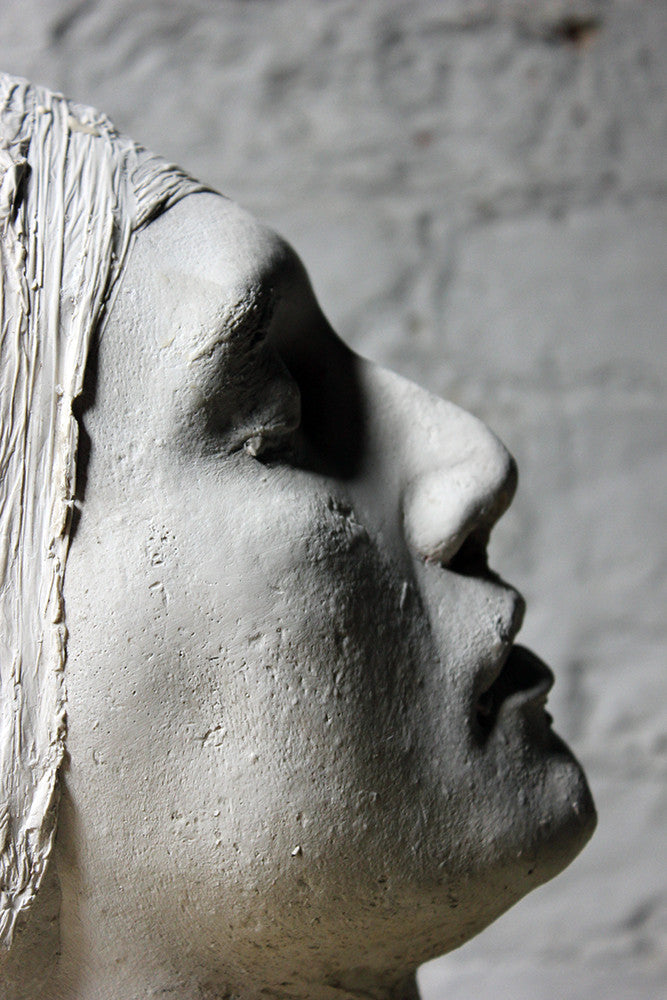 A Good Mid-20thC Plaster Death Mask of a Young Gentleman