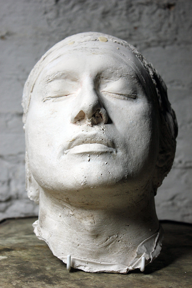 A Good Mid-20thC Plaster Death Mask of a Young Gentleman