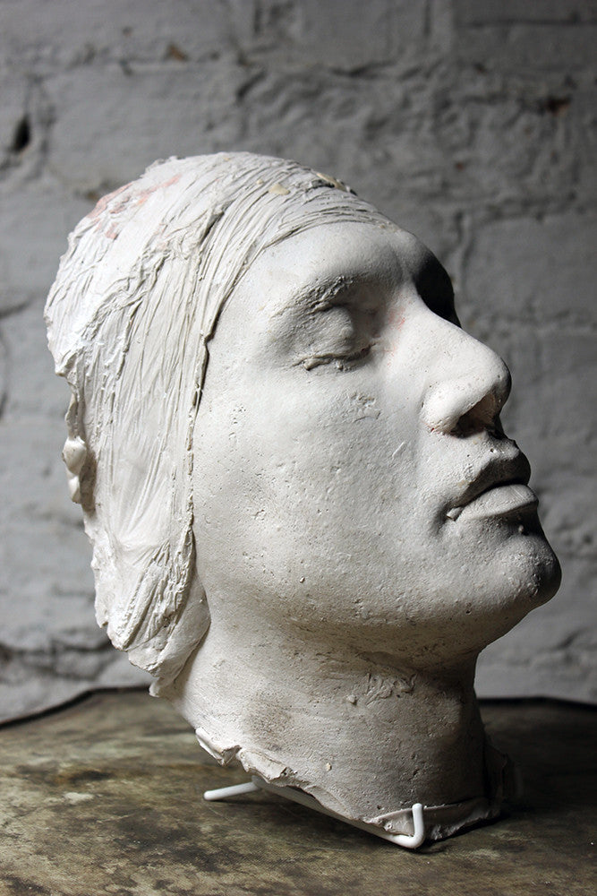 A Good Mid-20thC Plaster Death Mask of a Young Gentleman