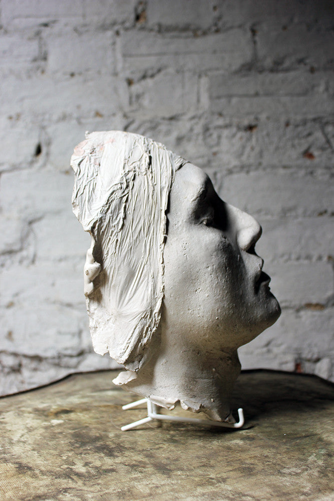 A Good Mid-20thC Plaster Death Mask of a Young Gentleman