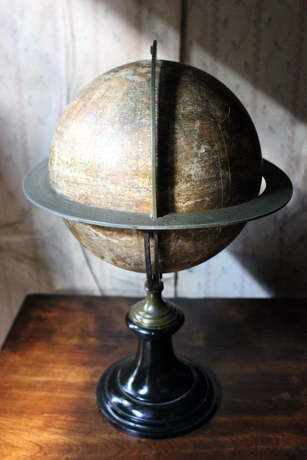 A 19thC French Table Globe Prepared by Maison Dèlamarche Paris 1870