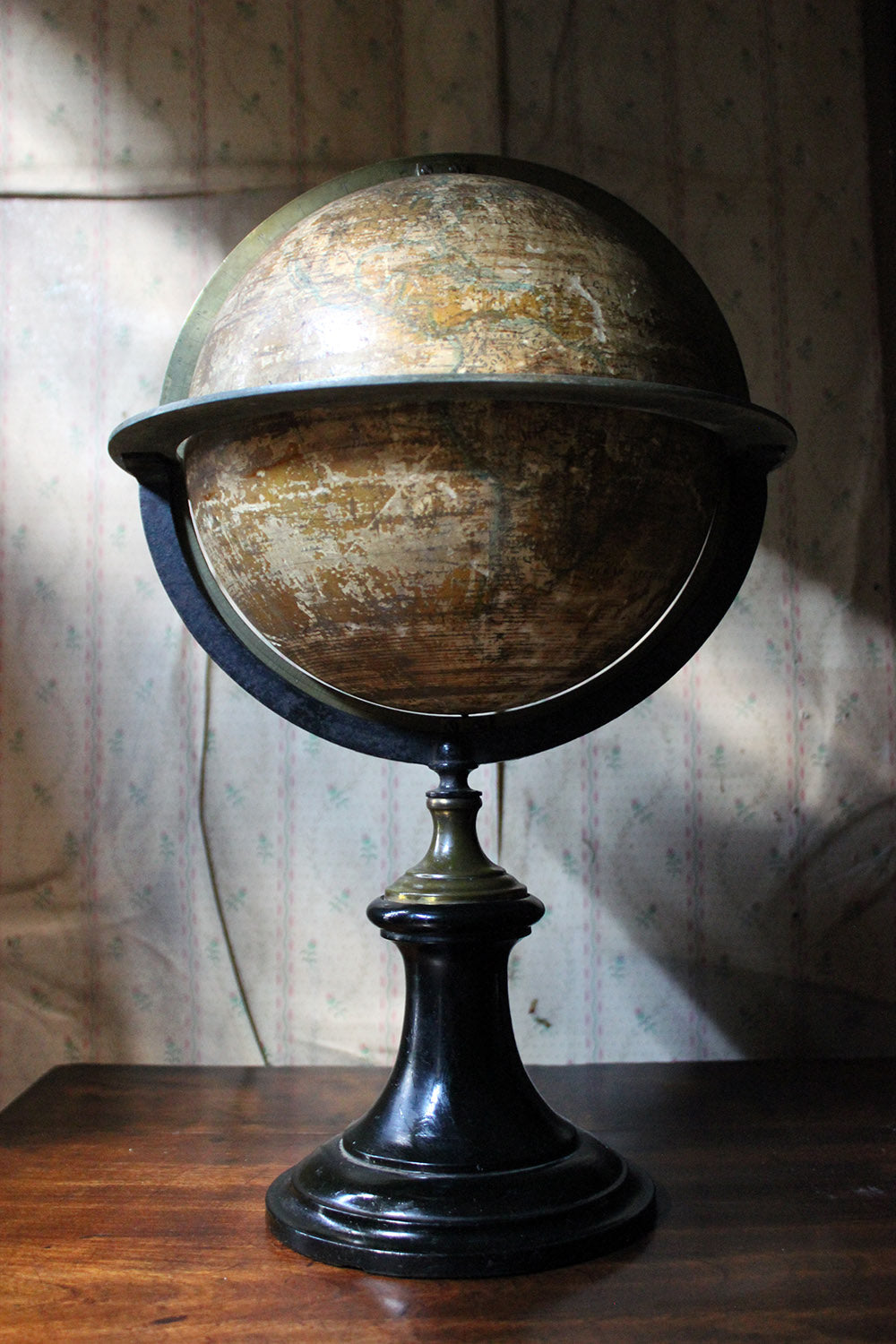 A 19thC French Table Globe Prepared by Maison Dèlamarche Paris 1870