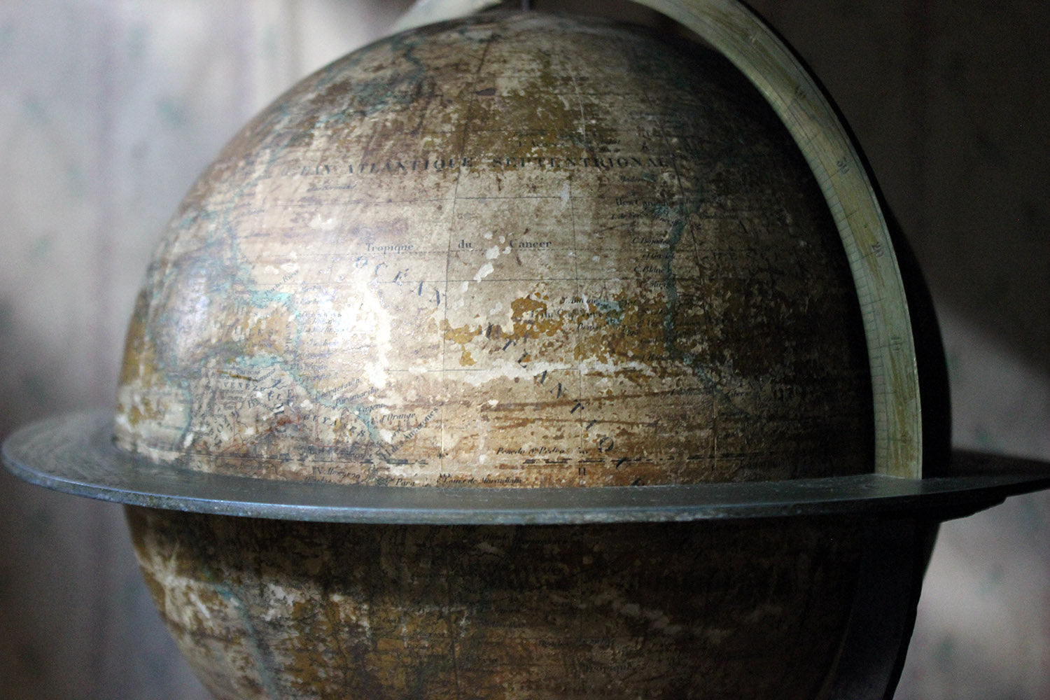 A 19thC French Table Globe Prepared by Maison Dèlamarche Paris 1870