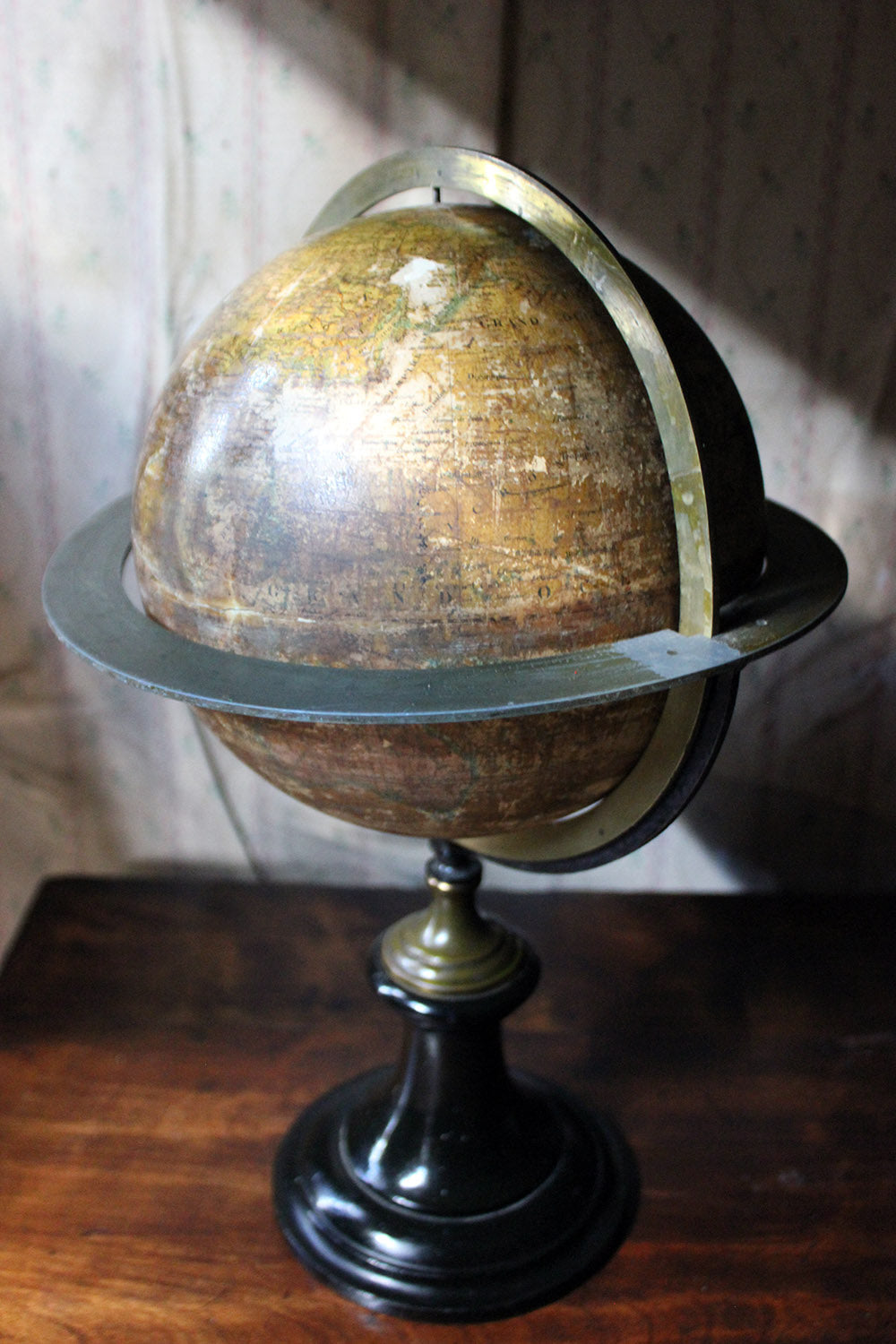 A 19thC French Table Globe Prepared by Maison Dèlamarche Paris 1870