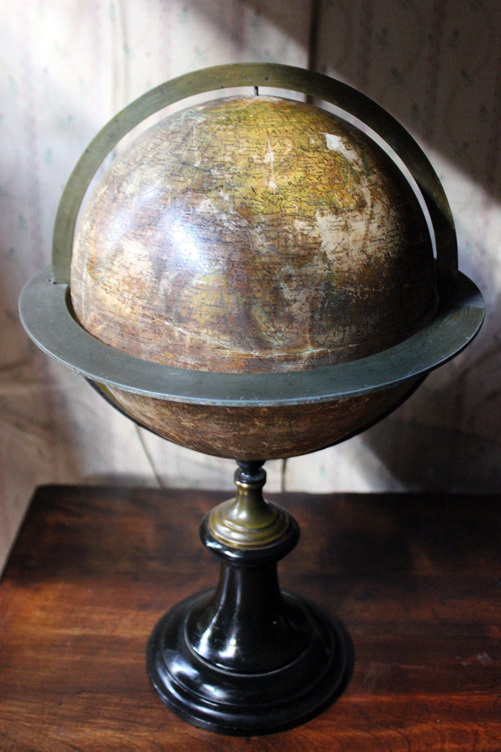 A 19thC French Table Globe Prepared by Maison Dèlamarche Paris 1870