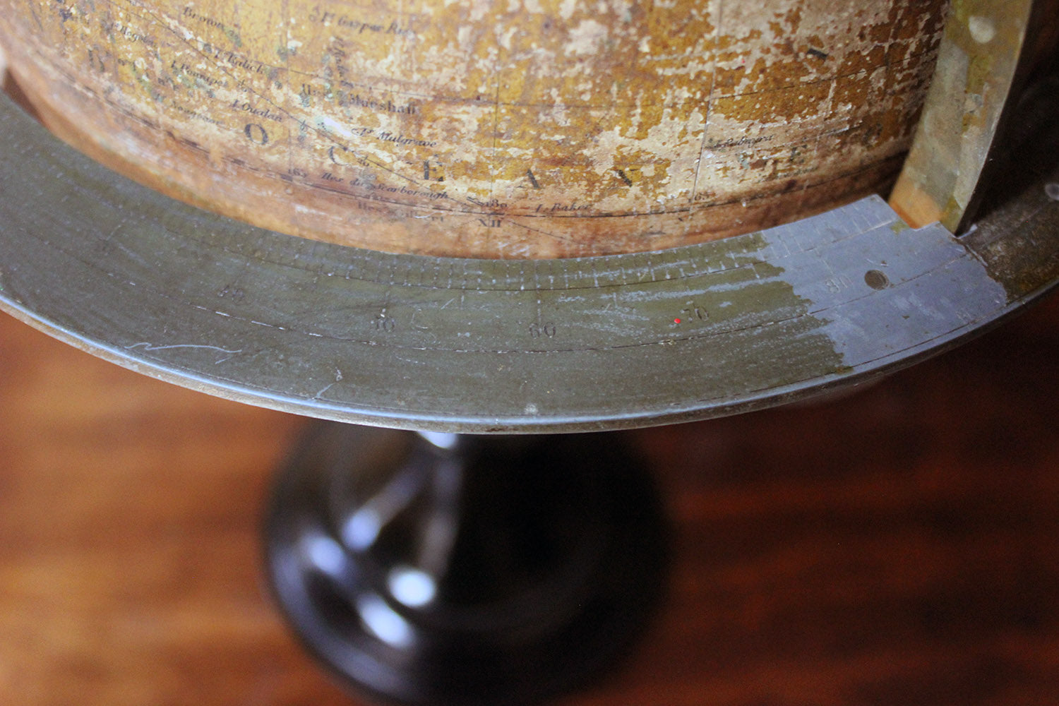 A 19thC French Table Globe Prepared by Maison Dèlamarche Paris 1870