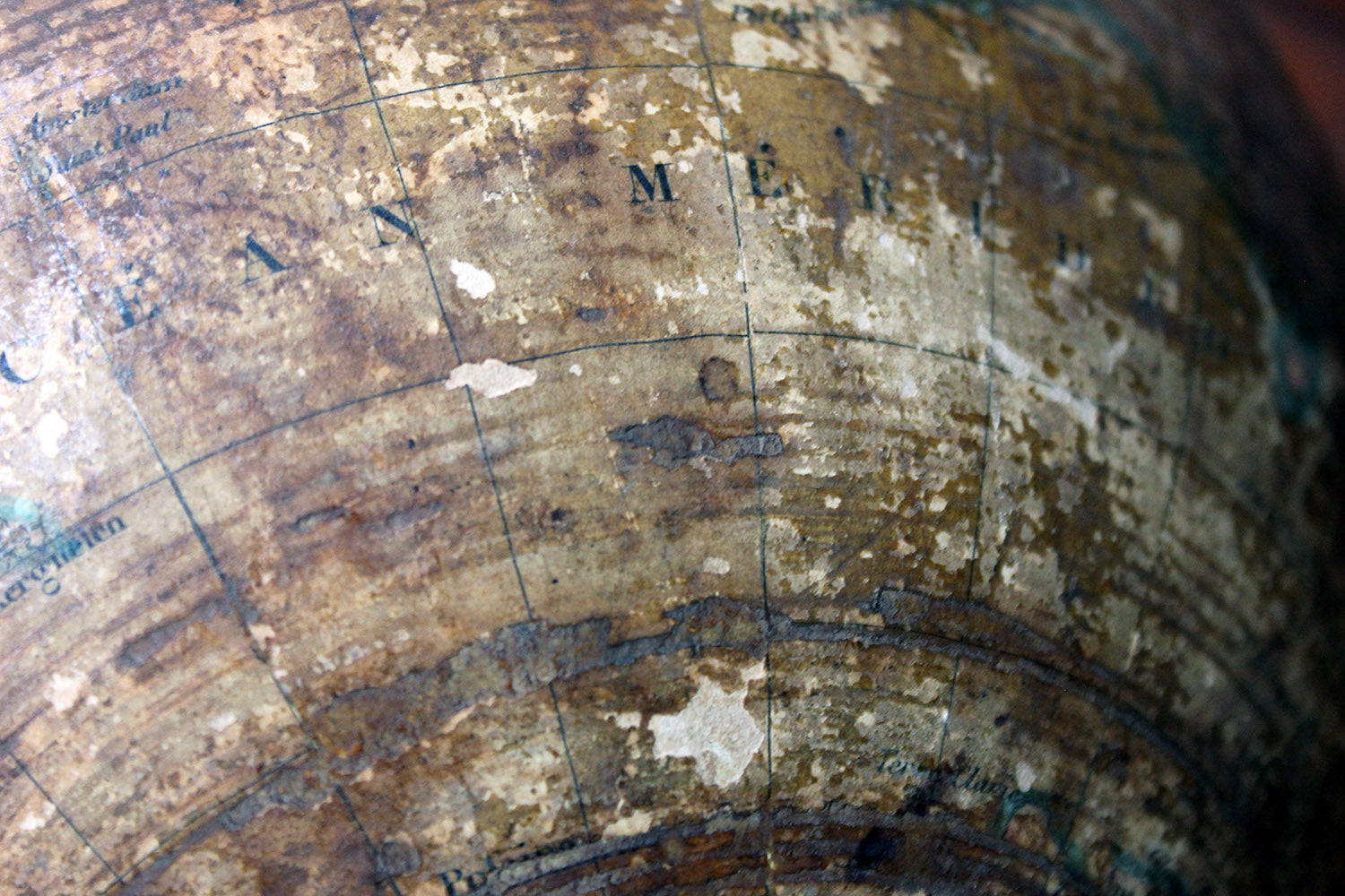A 19thC French Table Globe Prepared by Maison Dèlamarche Paris 1870