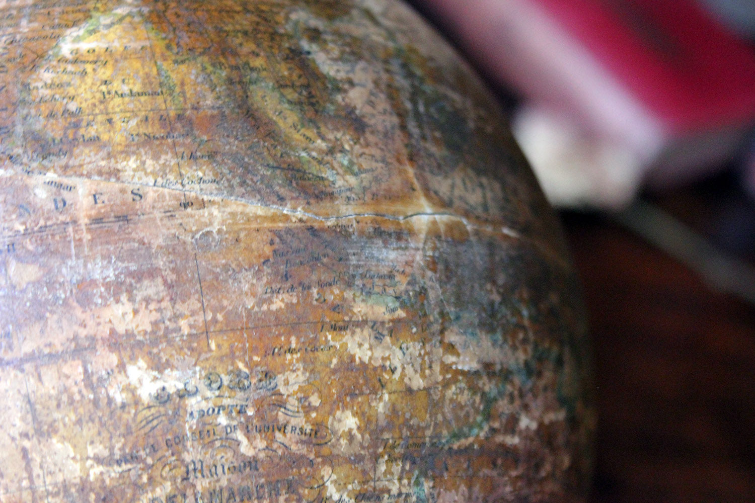 A 19thC French Table Globe Prepared by Maison Dèlamarche Paris 1870