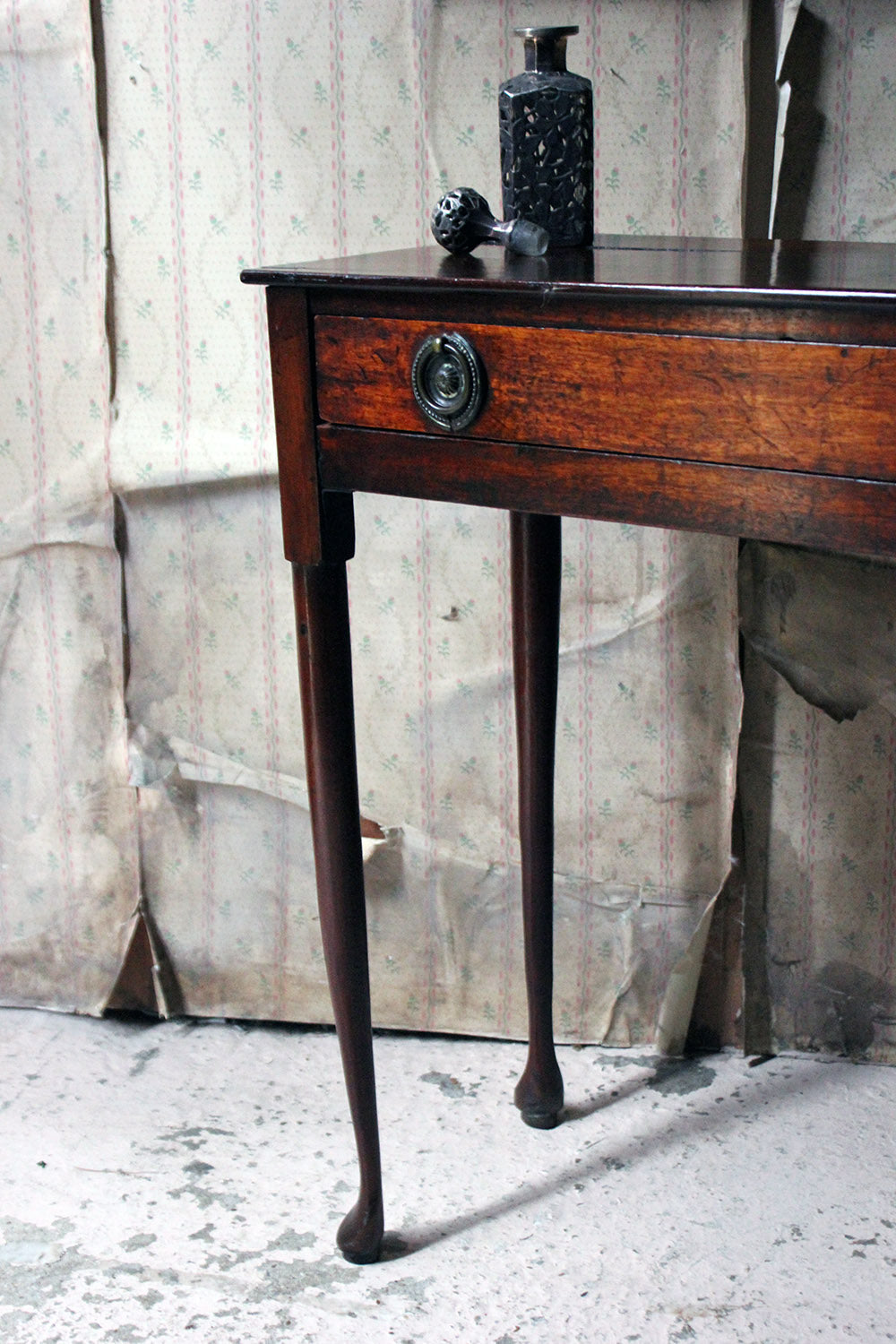 A Diminutive George II Provincial Mahogany Side Table c.1750