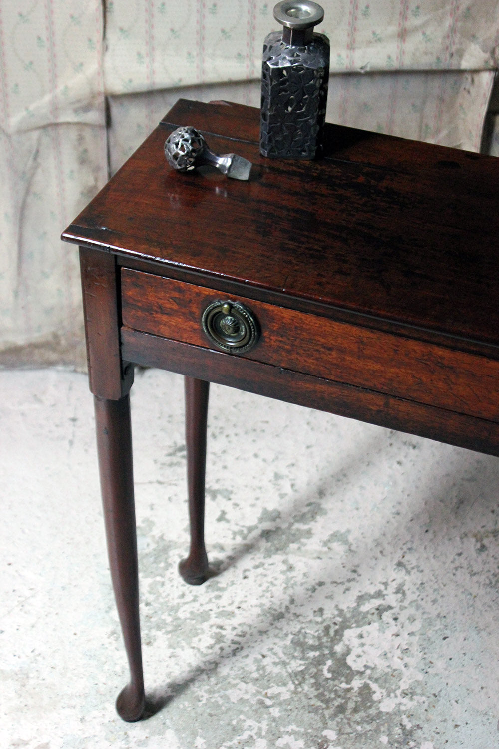 A Diminutive George II Provincial Mahogany Side Table c.1750