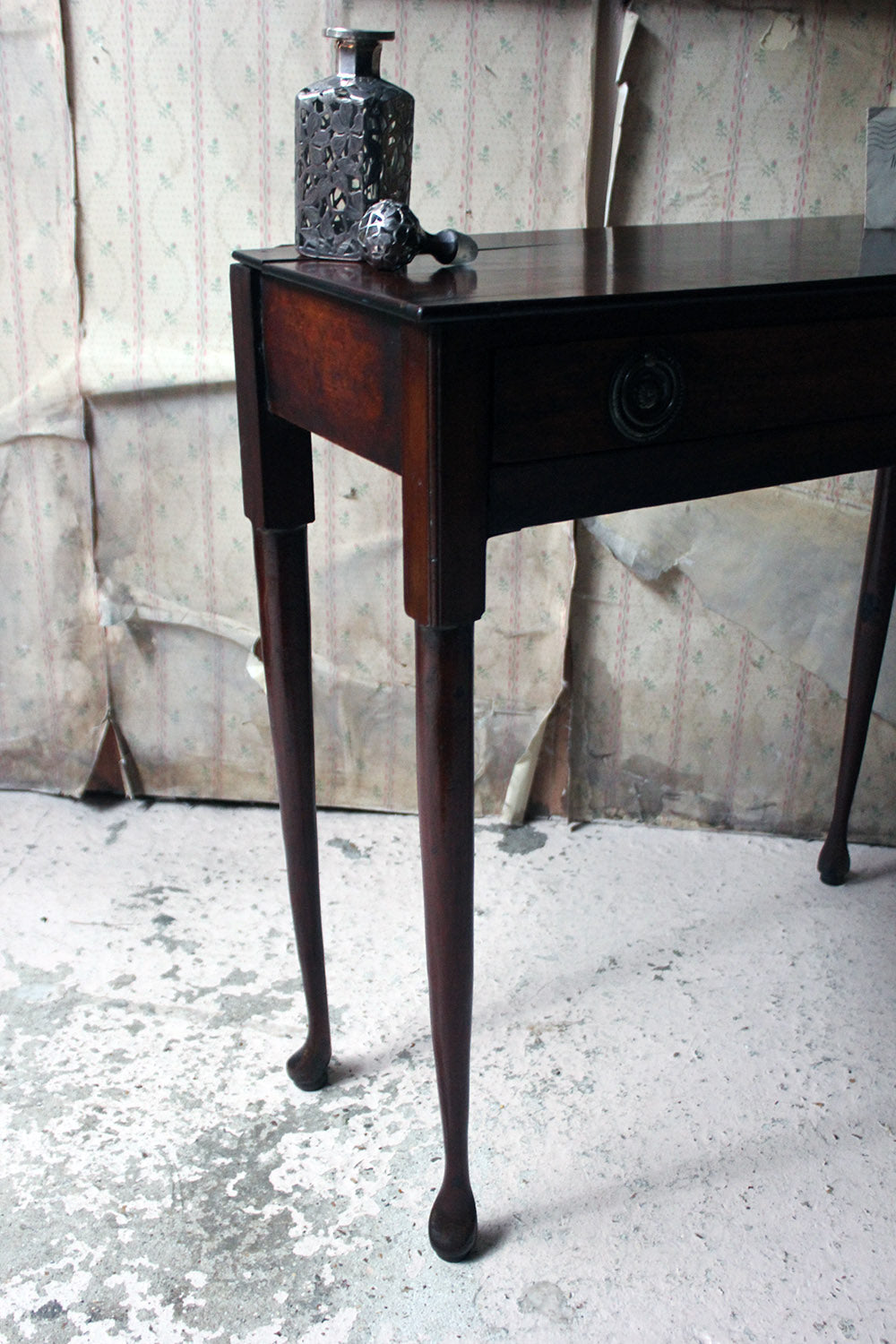 A Diminutive George II Provincial Mahogany Side Table c.1750