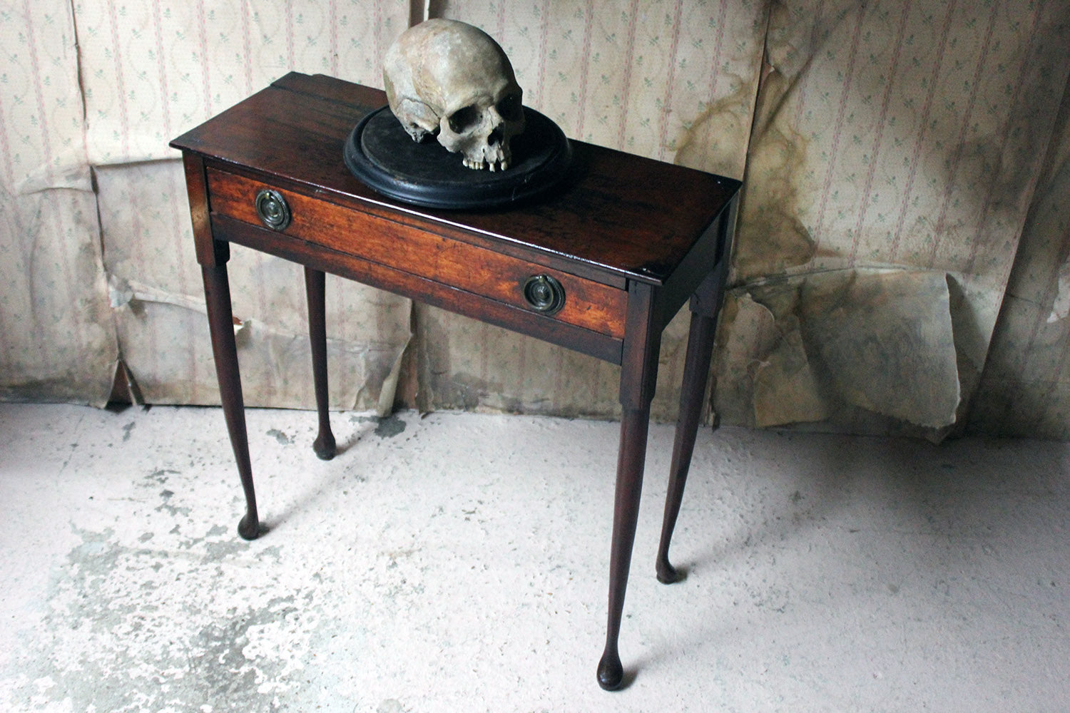 A Diminutive George II Provincial Mahogany Side Table c.1750