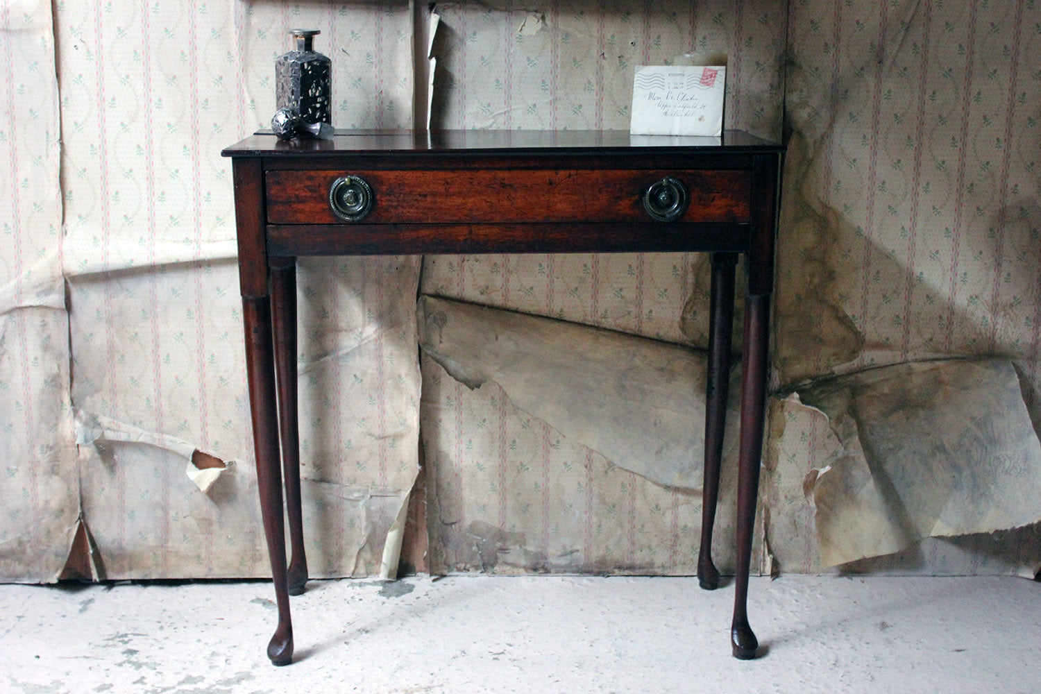 A Diminutive George II Provincial Mahogany Side Table c.1750