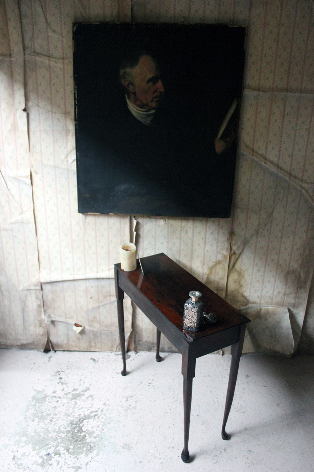 A Diminutive George II Provincial Mahogany Side Table c.1750